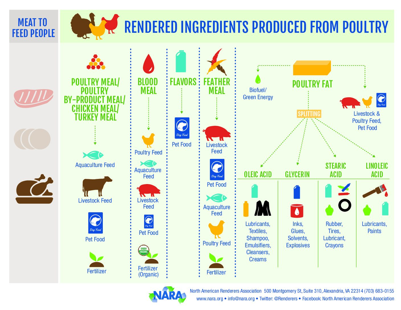 Rendering Ingredients: Produced from Poultry