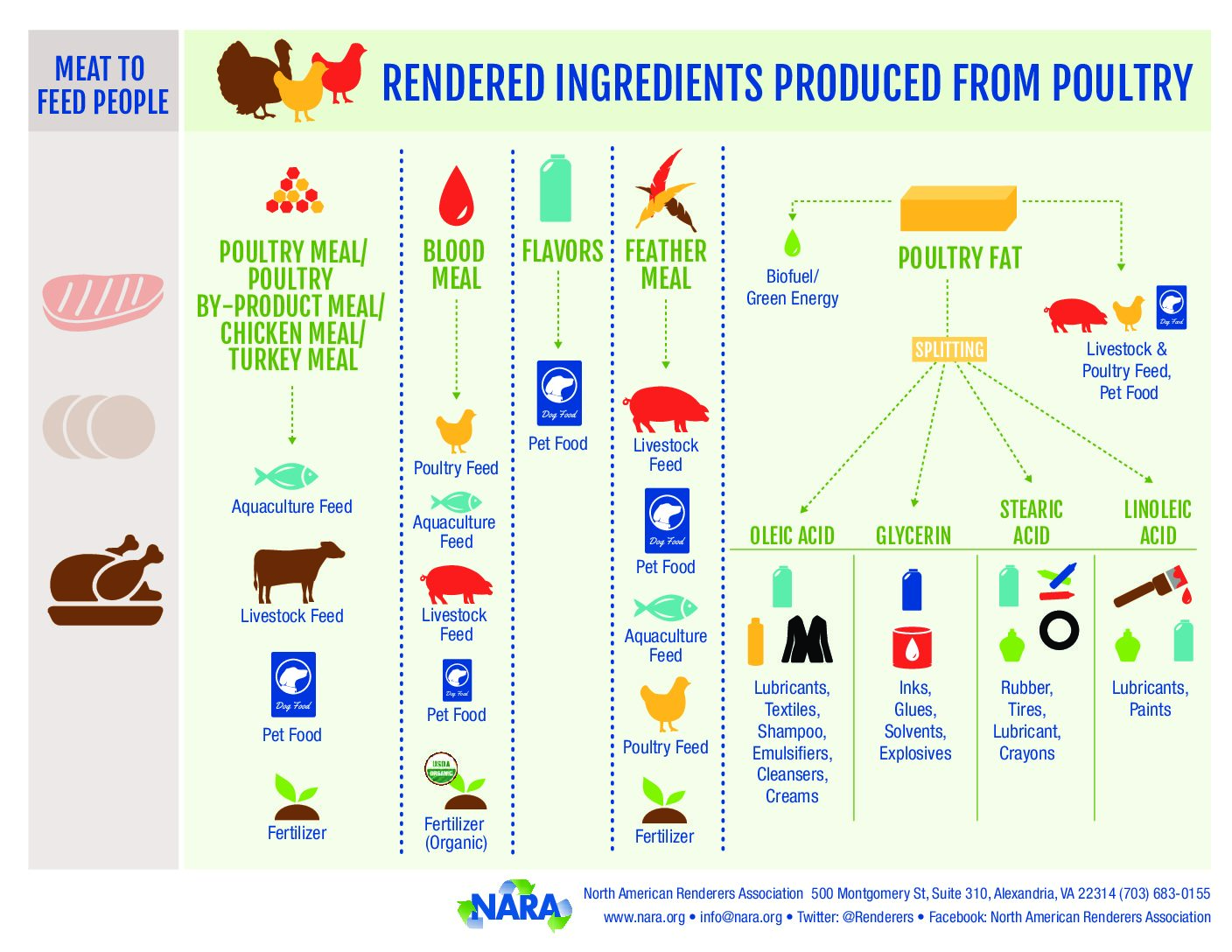 Rendering Ingredients: Produced from Poultry